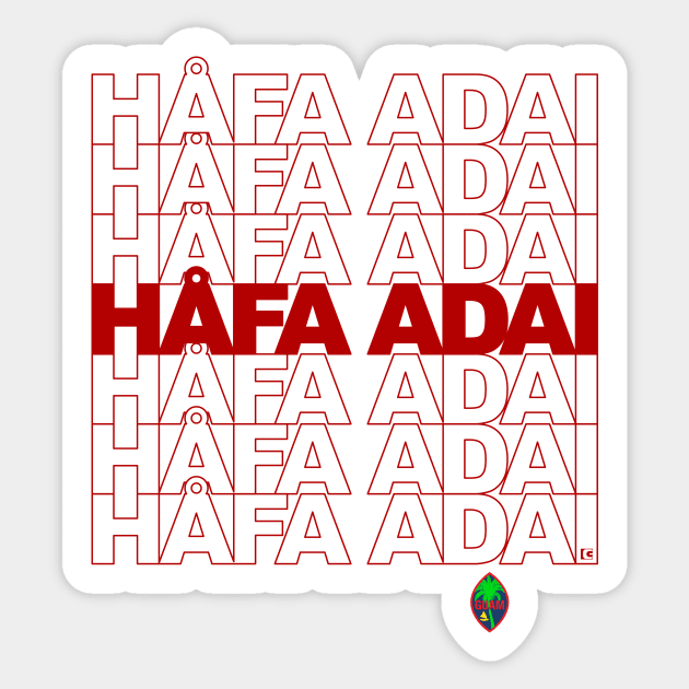 Hafa Adai Sticker by CALMA